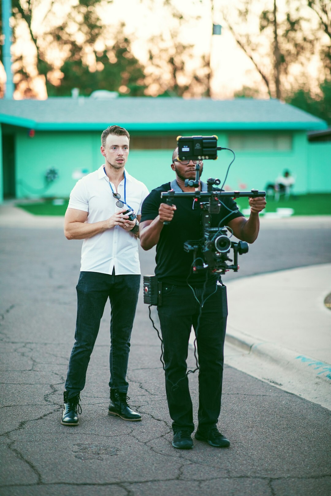 film set behind the scenes