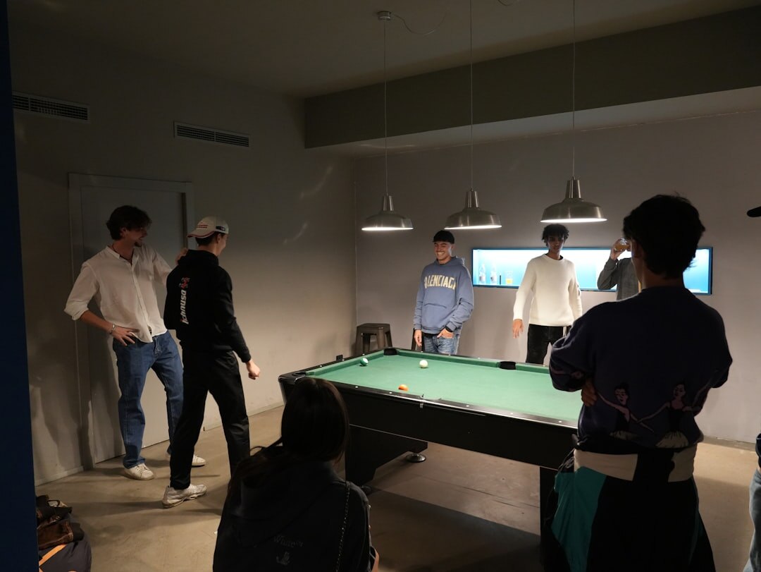 team reviewing final cut