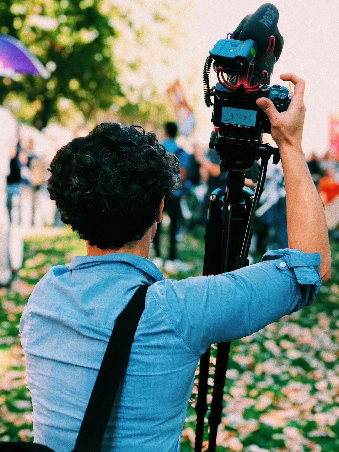filmmaker interview setup
